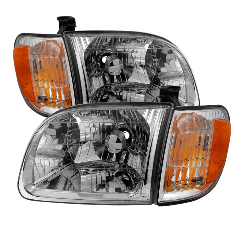 SPYDER — xTune Toyota Tundra Regular/Access 00-04 OEM Style Headlights & Corner Lights HD-JH-TTUN00-AM-C