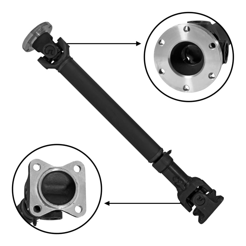 Yukon Gear & Axle — NEW USA standard Front Driveshaft for Dakota & Durango, 26 1/4" Flange to Flange