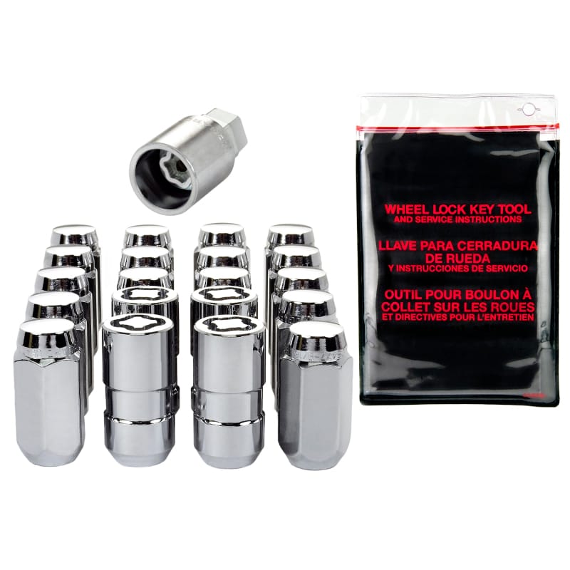 McGard — Cone Seat Exposed Style Wheel Installation Kit-Chrome