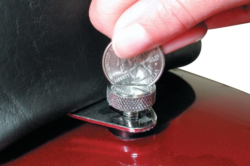 Mustang Motorcycle — Mustang Harley Early H-D Applications 1/4-28 Quarter Turn Screw Mounting Hardware