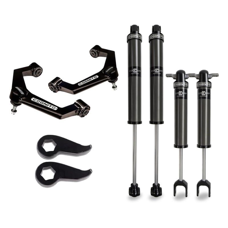 Cognito — Cognito 3" Leveling kit with 2.0 IFP shocks for 2020 - 2025 GM 2500/3500