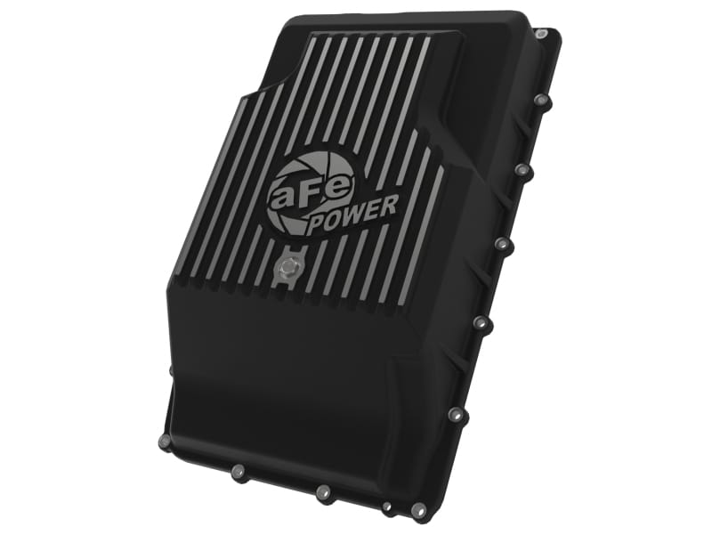 aFe — aFe POWER Pro Series Transmission Pan Black w/ Machined Fins