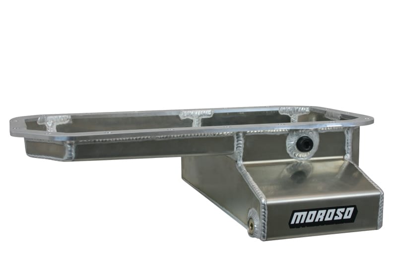 Moroso — Moroso Toyota 2RZFE/3RZFE Kicked Out Wet Sump 5qt 5.5in Aluminum Oil Pan
