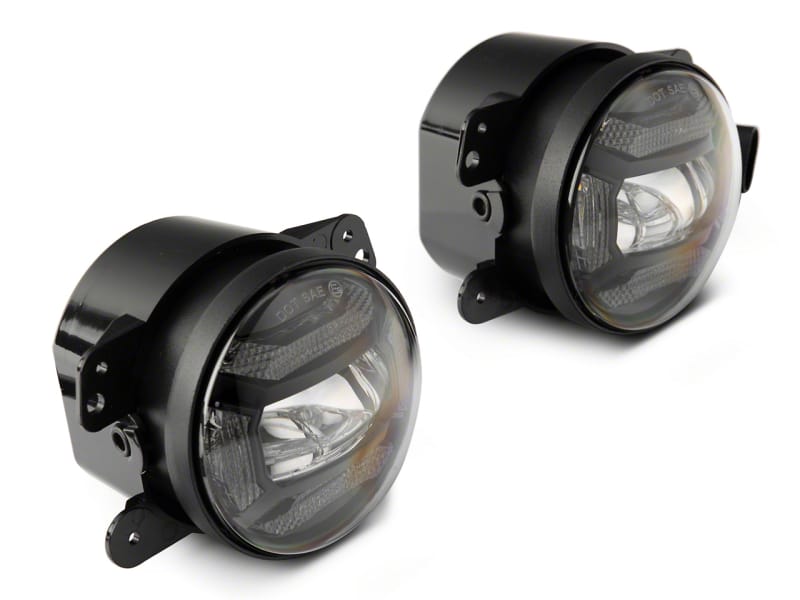 Raxiom — Raxiom 07-18 Jeep Wrangler JK Axial Series 4-In LED Fog Lights- Clear
Lights
