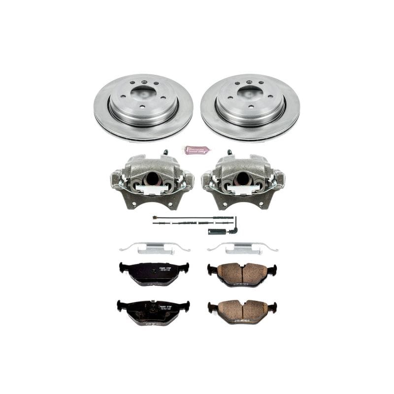 PowerStop — OE Stock Replacement Low-Dust Ceramic Brake Pad, Rotor and Caliper Kit