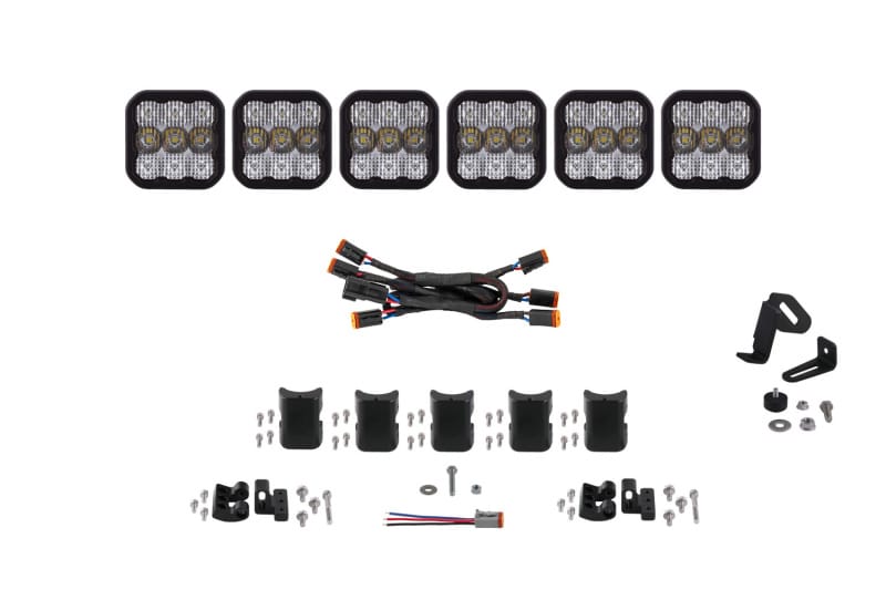 Diode Dynamics — Pod light featuring advanced TIR optics for high efficiency and focus.