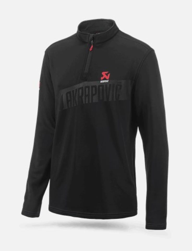 Akrapovic — Akrapovic Mens Corpo Zip Turtleneck Black - M