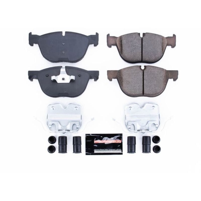 PowerStop — PowerStop - Z23 Daily Driver Carbon-Fiber Ceramic Brake Pads with Hardware Kit