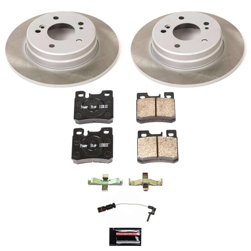 PowerStop — Semi-Coated Rotor and Low-Dust Ceramic Brake Pad Kit