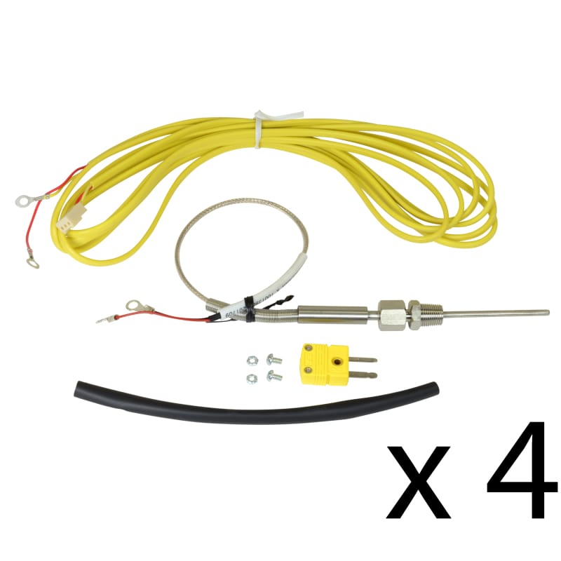 AEM — K-Type Closed Tip Thermocouple, Inconel sheath, 1/8" NPT compression fitting
AEM QTY 4 K-Type Closed Tip Thermocouple