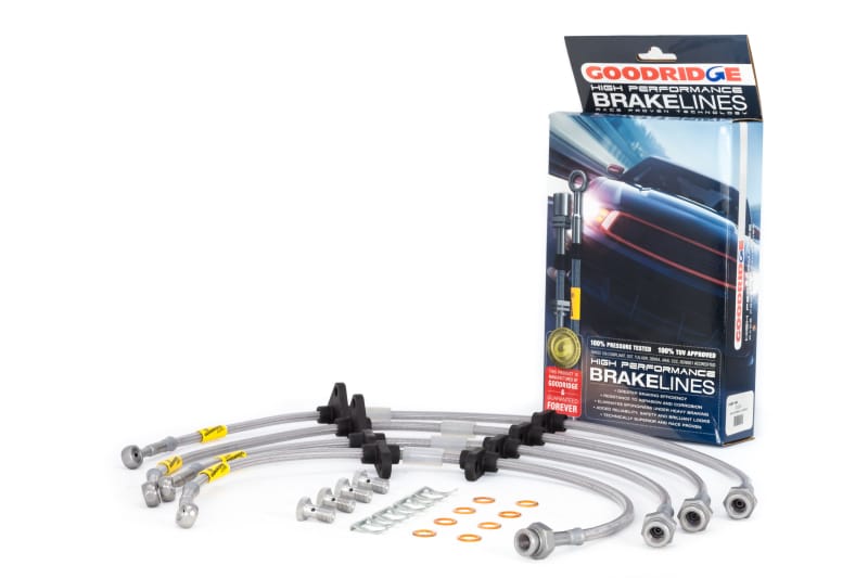 Goodridge — G-STOP SS Braided Brake Line Kit