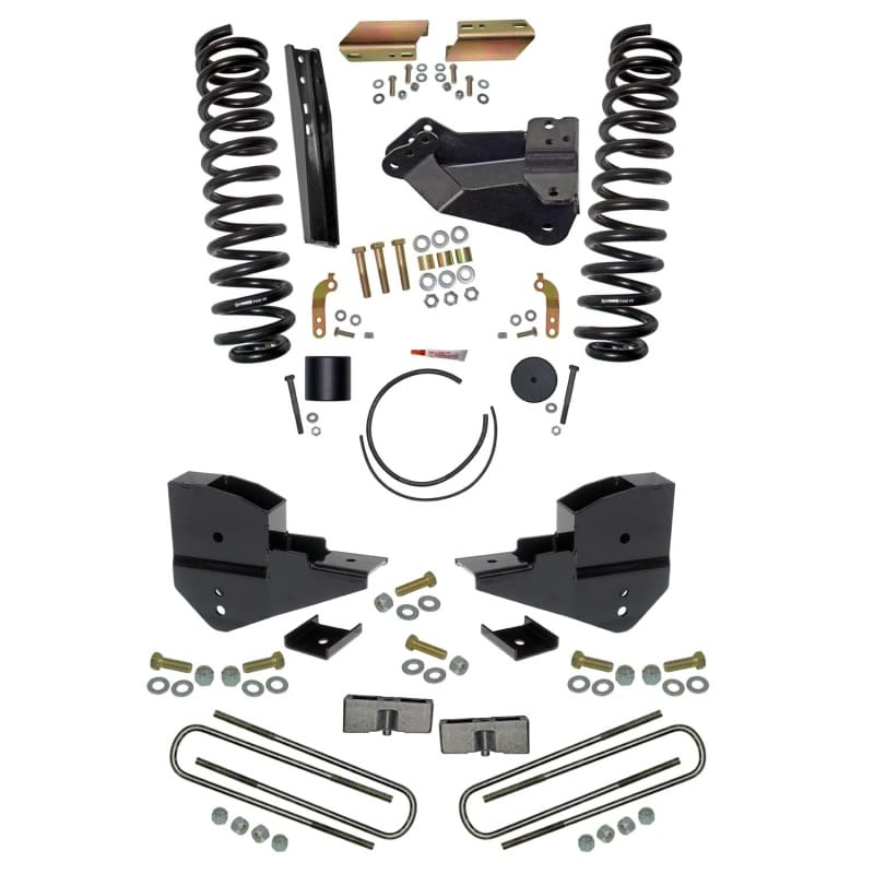 Skyjacker — 4 in. Suspension Lift Kit with Front Coils and Rear Blocks.