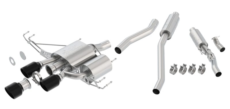 Borla — Borla 17-18 Honda Civic Type-R FK8 ATAK Cat-Back Exhaust w/ Ceramic Black Tips
Cat-Back System