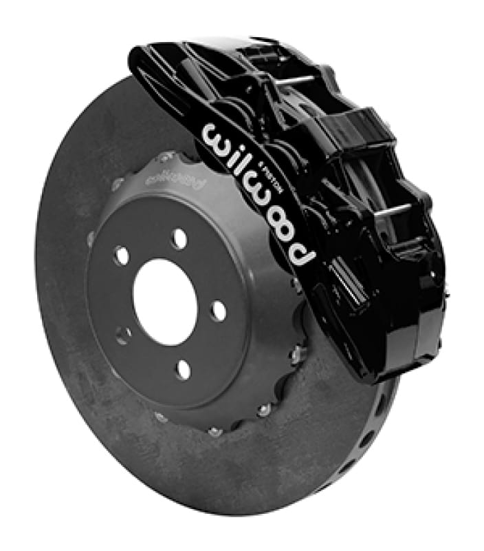 Wilwood — KIT,FRONT,MUSTANG,2015-UP,SX6R,CSiC 15.00 ROTOR,BLACK,W/LINES