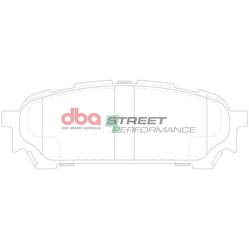 DBA — Rear Street Performance Brake Pads
Street Performance Brake Pad Set