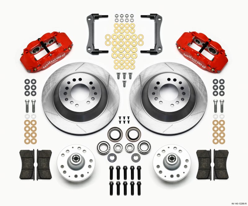 Wilwood — KIT,FRONT,CAMARO,79-81,FNSL6R,12.88,1 PC ROTOR,GT,RED
