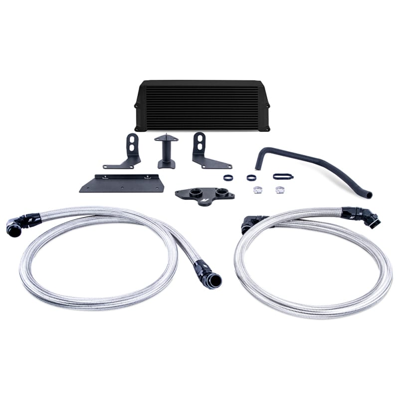Mishimoto — Oil Cooler Kit, Black, fits Ford 6.7L Powerstroke 2011-2019