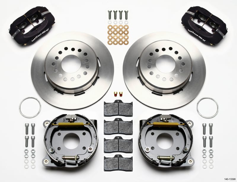Wilwood — KIT,REAR,DISC/DRUM,AMC,2.60 OFFSET 1PC,BLACK POWDER COAT