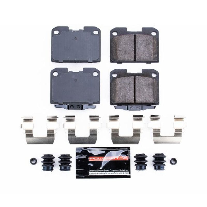 PowerStop — PowerStop - Z23 Daily Driver Carbon-Fiber Ceramic Brake Pads with Hardware Kit