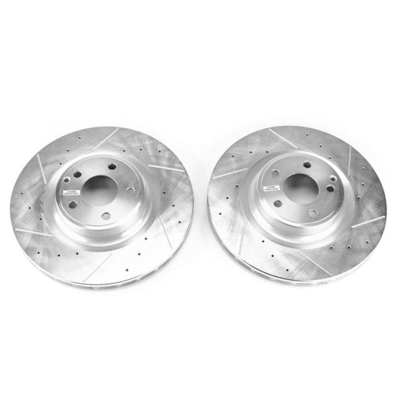 PowerStop — PowerStop Evolution Performance Drilled, Slotted & Plated Brake Rotor Pair