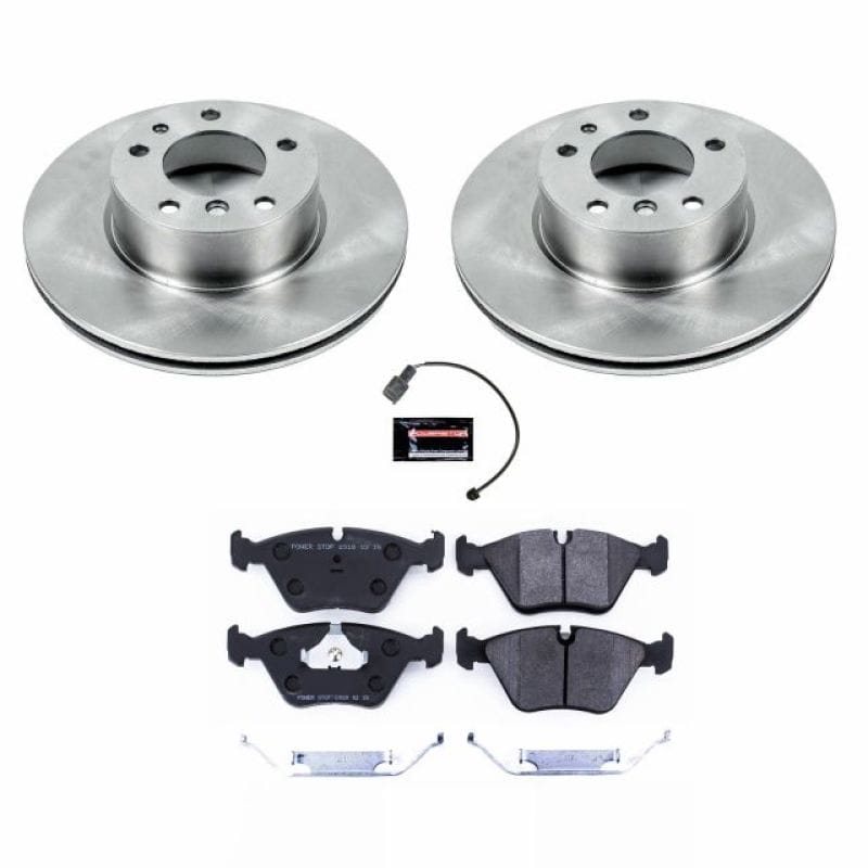 PowerStop — Track Day Spec High-Performance Brake Pad and Rotor Kit