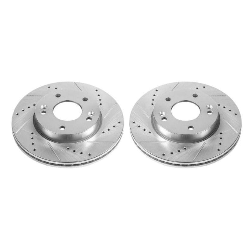 PowerStop — PowerStop Evolution Performance Drilled, Slotted & Plated Brake Rotor Pair