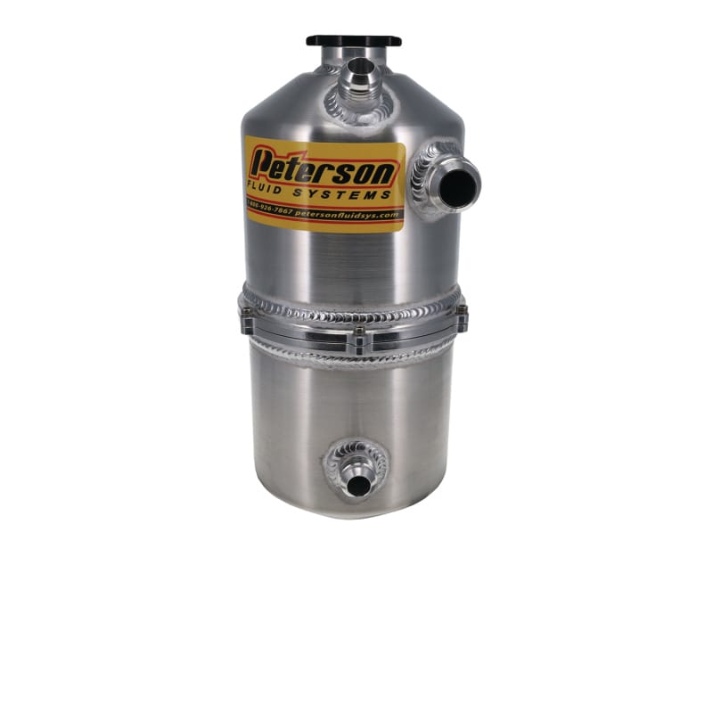 Peterson Fluid Systems — ALUMNUM LIGHTWEIGHT OIL TANK - 1.5 GALLON SINGLE SCAVENGE RETURN