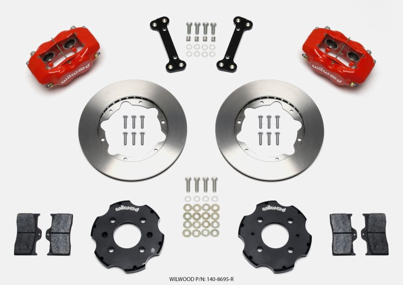 Wilwood — KIT,FRONT,CIVIC,OEM,240mm 11.00 ROTOR,RED