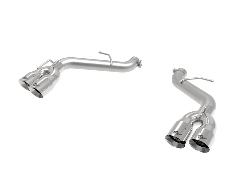 aFe — MACH Force-Xp 2-1/2 IN 409 Stainless Steel Axle-Back Exhaust System Polished