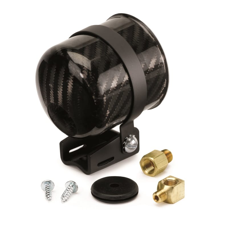 AutoMeter — GAUGE MOUNT, 2 5/8", PEDESTAL W/ CARBON FIBER CUP, FOR MECH. GAUGE