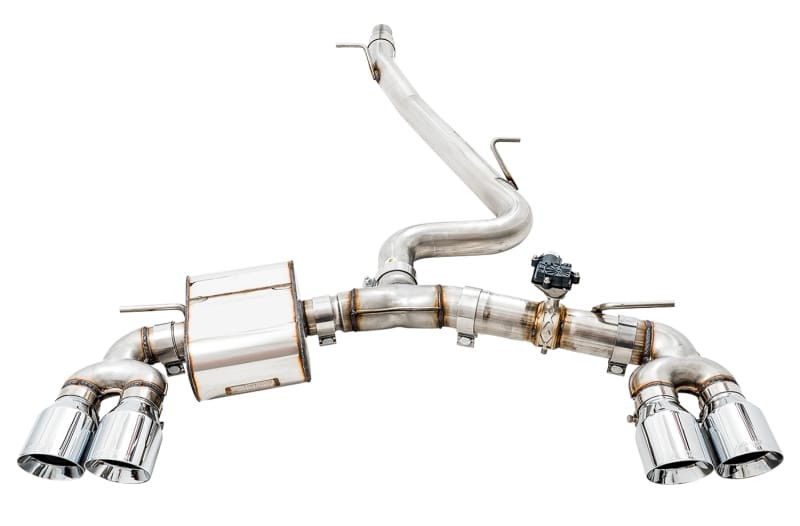 AWE Tuning — AWE SwitchPath™ Exhaust for MK7.5 Golf R - Chrome Tips, 102mm