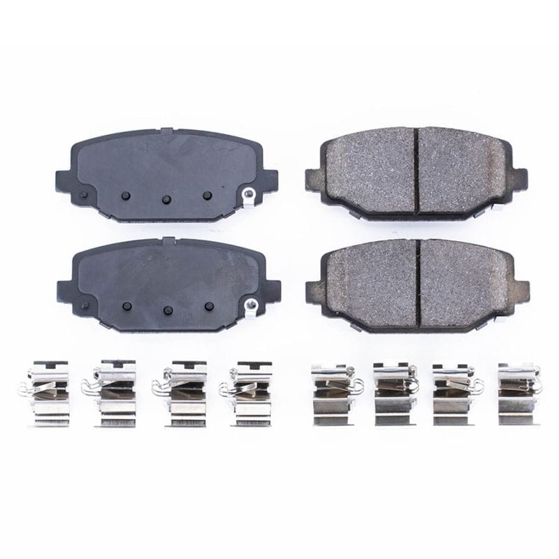 PowerStop — PowerStop - Z17 Low-Dust Ceramic Brake Pads with Hardware