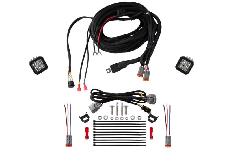 Diode Dynamics — Allows for flush installation of SSC1 LED pods in the rear bumper.
Allows you to mount two SSC1 pods underneath the rear bumper.