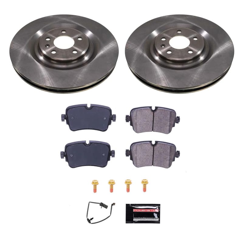PowerStop — OE Stock Replacement Low-Dust Ceramic Brake Pad and Rotor Kit