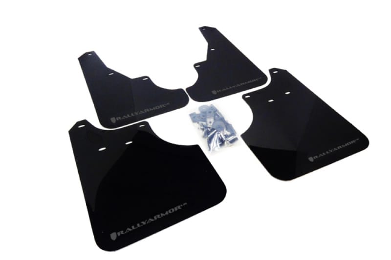 Rally Armor — Black Mud Flap/Grey Logo