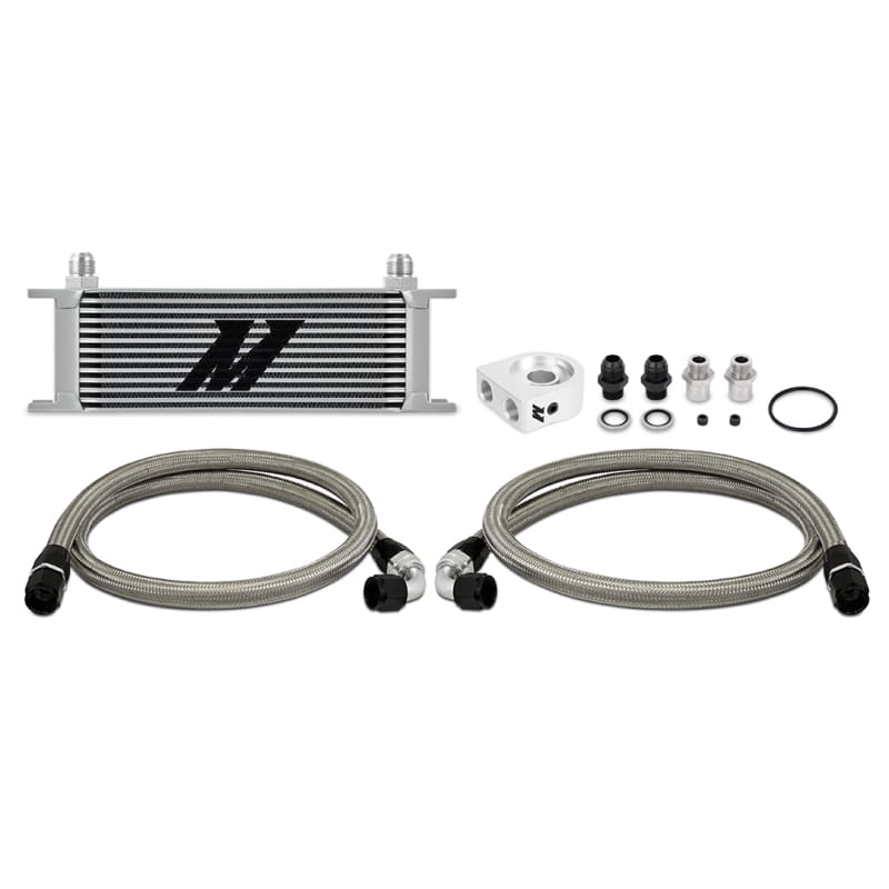 Mishimoto — Universal Oil Cooler, 13-Row, Silver, Kit