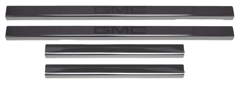 Putco — Putco 2020 GMC Sierra LD/HD - Crew Cab w/ GMC Etching (4pc) Black Platinum Door Sills
DoorSillProtSet