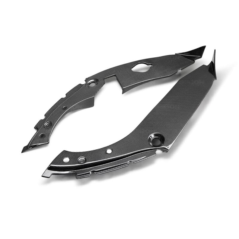 Seibon — Seibon 17+ Honda Civic Type R Carbon Fiber Under Hood Inner Wing Trims