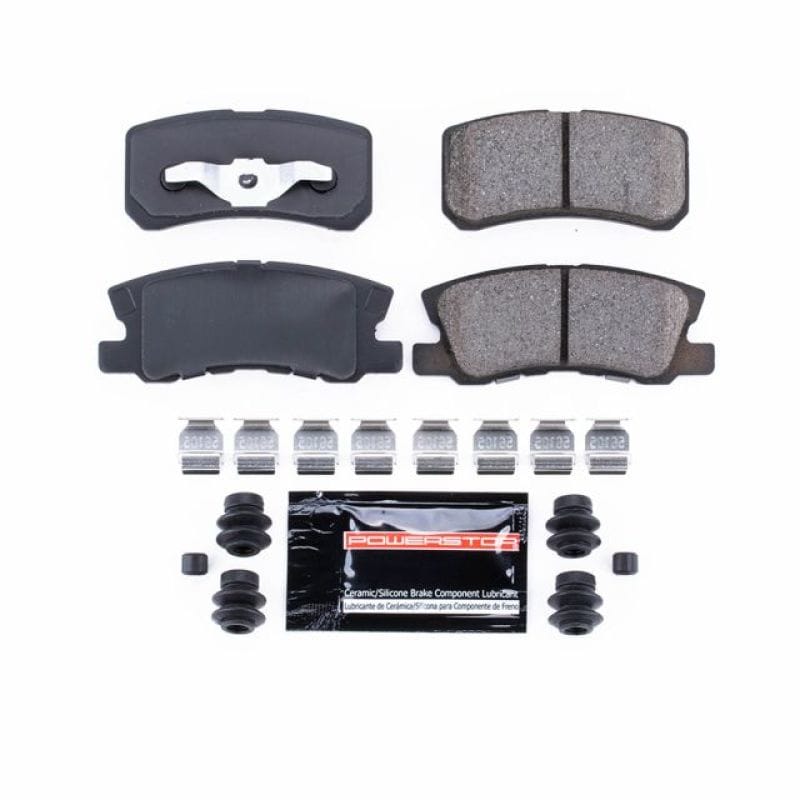 PowerStop — PowerStop - Z23 Daily Driver Carbon-Fiber Ceramic Brake Pads with Hardware Kit