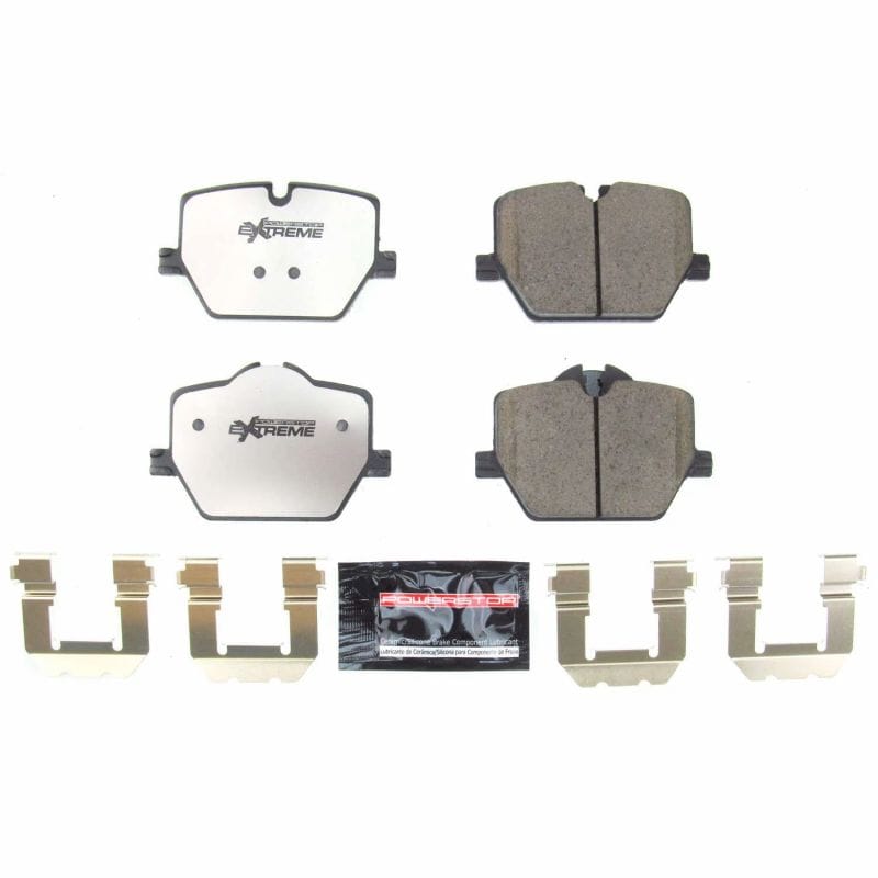 PowerStop — PowerStop - Z26 Performance Carbon-Fiber Ceramic Brake Pads with Hardware Kit