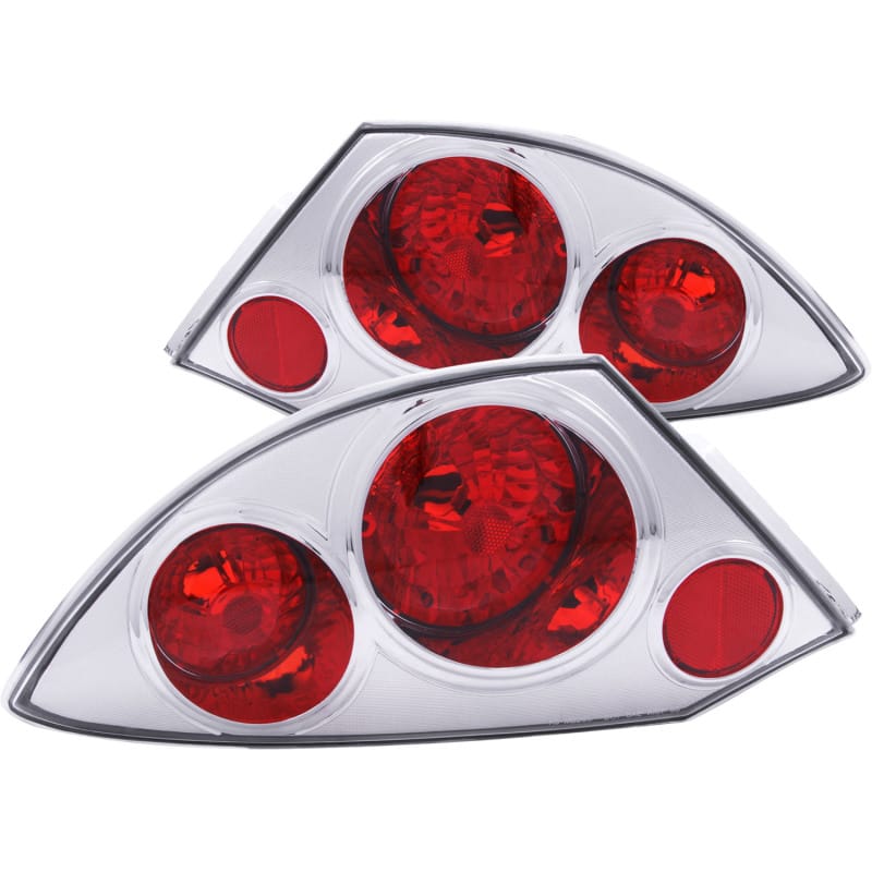 ANZO — ANZO 2000-2005 Mitsubishi Eclipse Taillights Chrome
TailLightSet