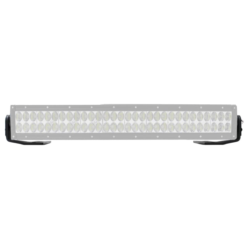 Go Rhino — Go Rhino 18-20 Jeep Wrangler JL/JLU/Gladiator JT Light Mount - 20in Double Row
Center Hood Mount