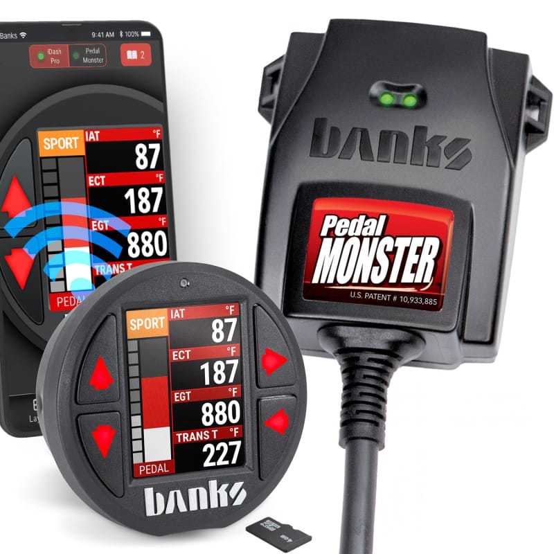 Banks Power — Banks Power Pedal Monster Kit Sumitomo TS 025 Sealed Series (Gray) 6-Way PM-07 With iDash Data Pro
PedalMonster