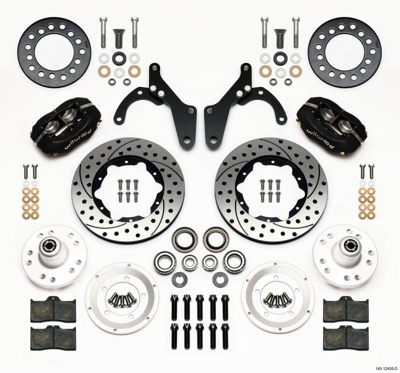 Wilwood — KIT,FRONT,IMPALA 59-64,VETTE 63-64,FDLI 11.00,SRP,BLACK POWDER COAT
