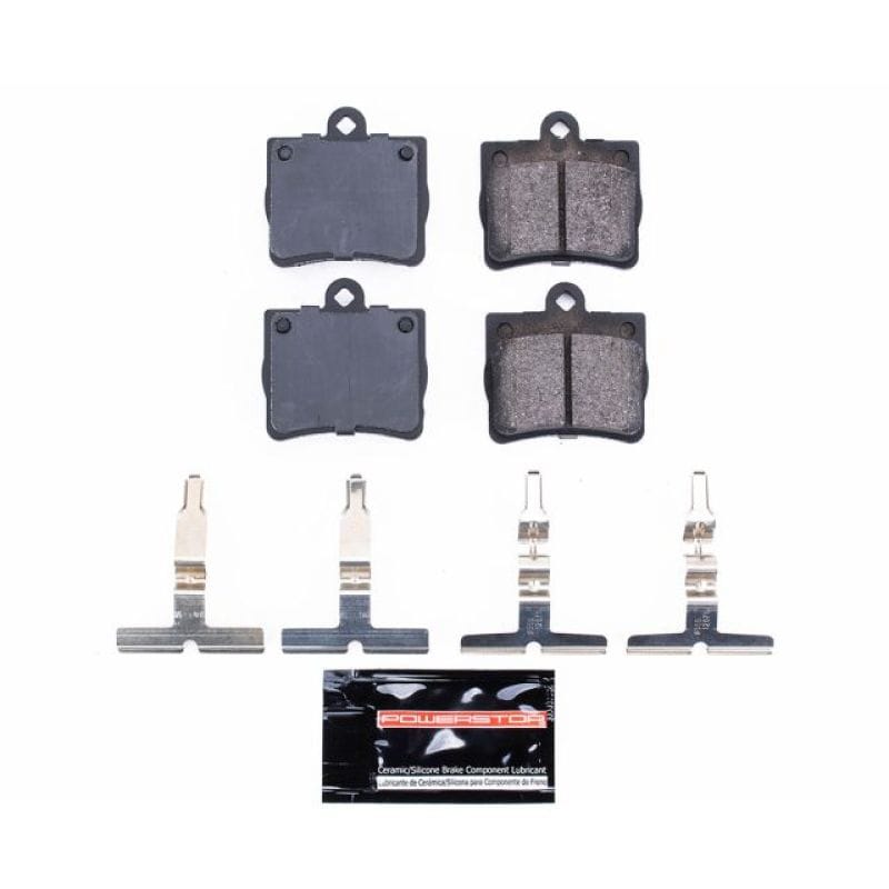 PowerStop — PowerStop - Z23 Daily Driver Carbon-Fiber Ceramic Brake Pads with Hardware Kit