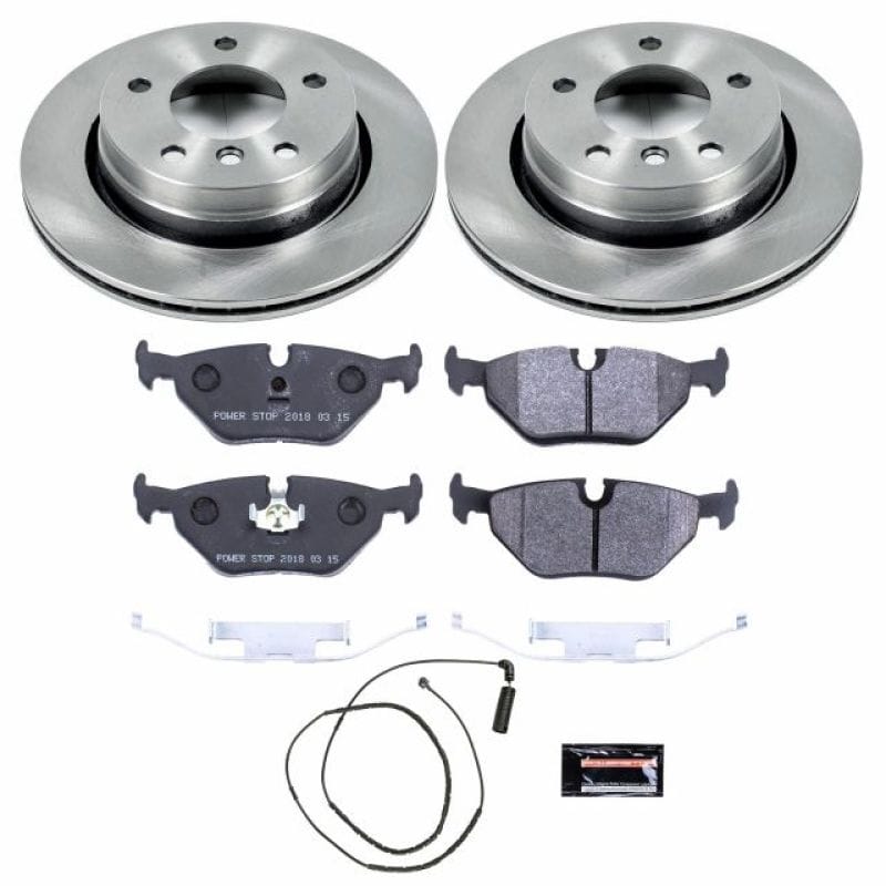 PowerStop — Track Day Spec High-Performance Brake Pad and Rotor Kit