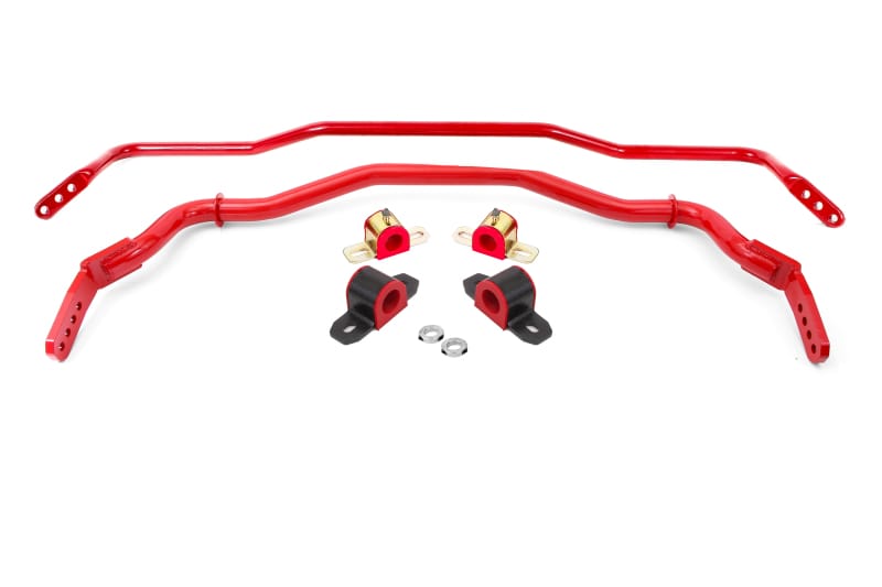 BMR Suspension — Sway Bar Kit With Bushings, Front (SB764) And Rear (SB045)