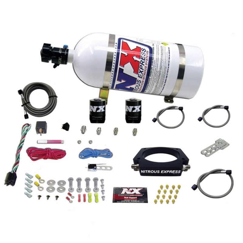Nitrous Express — LS 102mm PLATE SYSTEM (50-400HP) W/ 10LB BOTTLE
Nitrous Oxide Injection System Kit