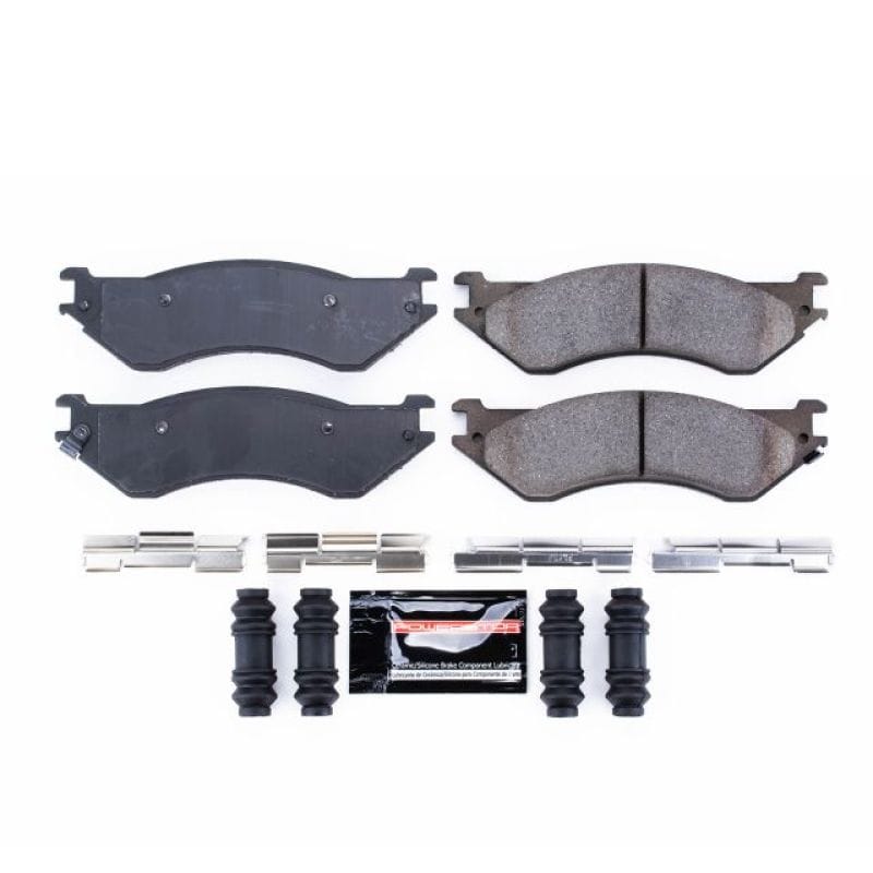 PowerStop — PowerStop - Z23 Daily Driver Carbon-Fiber Ceramic Brake Pads with Hardware Kit