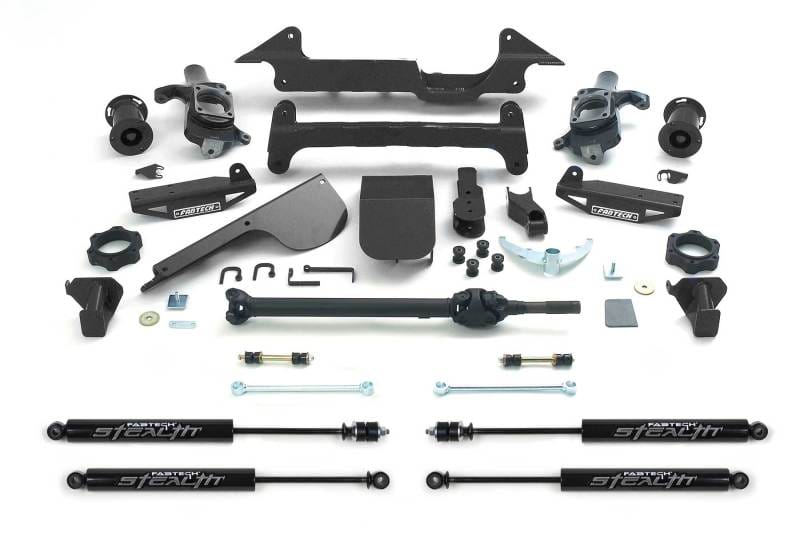 Fabtech — 6" PERF SYS W/STEALTH 03-05 HUMMER H2 SUV/SUT 4WD W/RR AIR BAGS
Performance Lift System w/Shocks